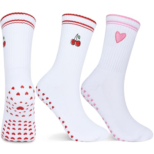 Image of Grip Non-slip Cute Pilates Socks for Yoga,Barre,Reformers US Shoe Sizes 5-11
