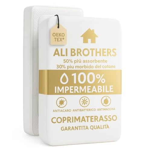 Coprimaterasso Impermeabile – Protezione Per Materasso-Traspirante, Antiacaro – Protezione Letto Lavabile, Top in Spugna Morbida, Vestibilità con Angoli Elasticizzati (Matrimoniale (180x200+27CM))