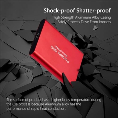 Portable External Hard Drive 500GB 1TB 2TB 4TB USB 3.0 Metal Hard Disk Storage Expansion for PC Laptop PS4 TV - 3