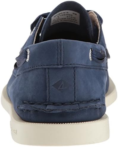 Sperry Women's Authentic Original Boat Shoe, Navy Satin, 5.5 | Image 2