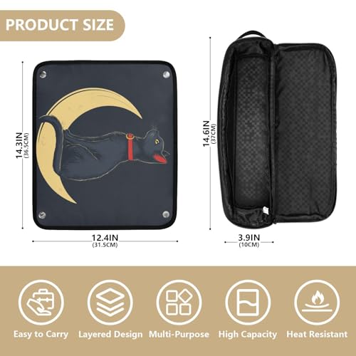 Bolsa para herramientas de cabello resistente al calor miniatura 4