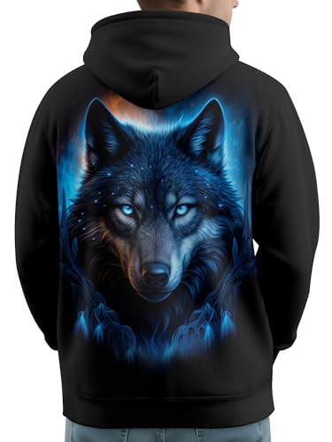 Image of PAGYMO Graphic Hoodies for Men Funny Novelty Pullover Hooded Sweatshirt