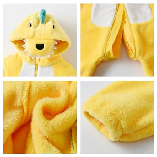 LOLANTA Costume da Dinosauro per Bambino Unisex