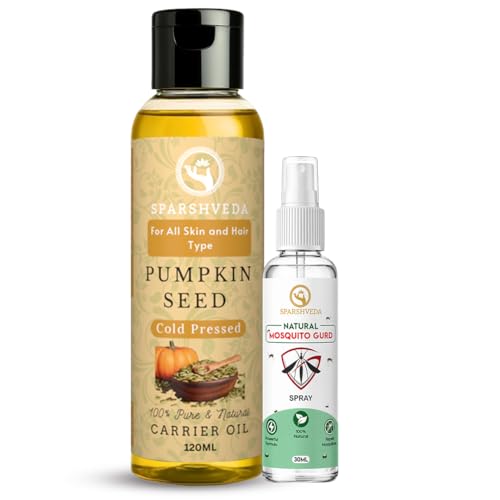 Image of Cold-Pressed Pumpkin Seed Oil (120 ml) - Natural, Undiluted, Rich in Vitamin E & Essential Fatty Acids for Skin, Hair & Wellness.