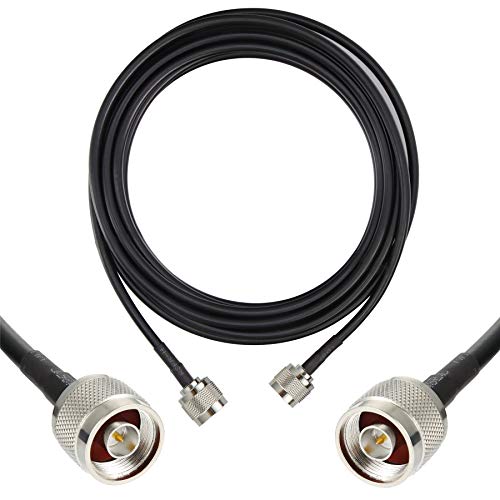 Câble coaxial N Mâle S-LMR240 en cuivre pur 5m pour parasurtenseur et RF