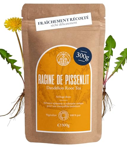 Tisane pissenlit Monte Nativo (300g) - Racine de pissenlit - Dandelion Tea - 100% pur et naturel, sans additifs - Herbes à l'arôme intense pour la...