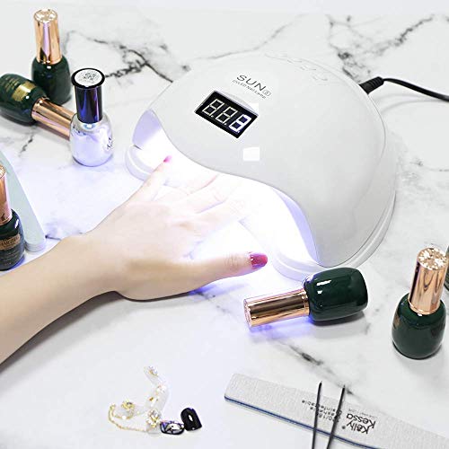 Authentic Store UV LED Nail Lamp With Lamp Beads, Nail Dryer For All Gel Polish, Lamp For Manicure With Automatic Sensor & 4 Timers, LCD Display (48W Digital) - Image 7