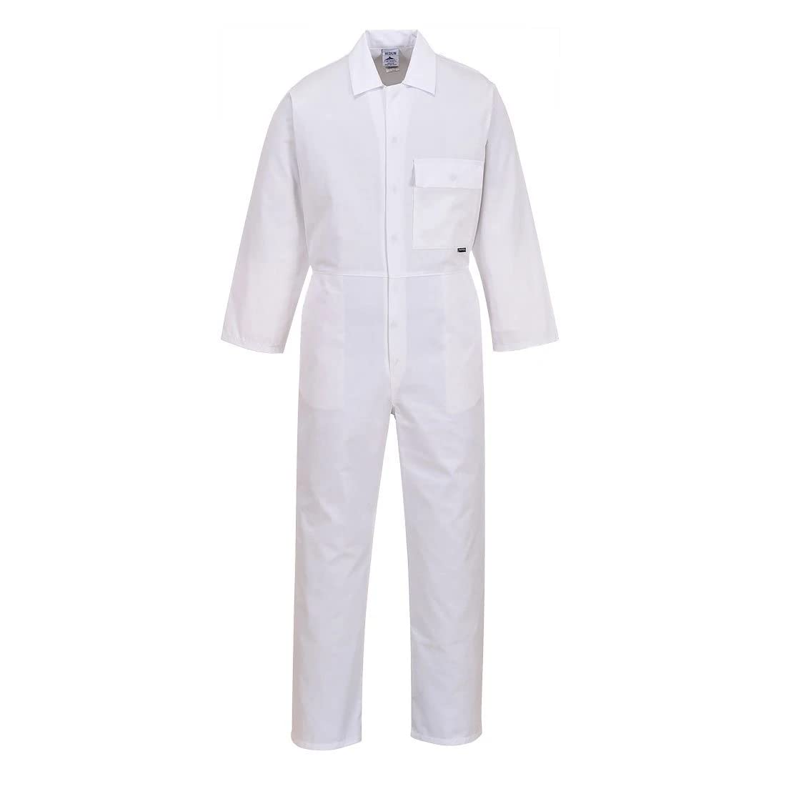 Portwest Unisex White 2802 – Standard Boiler Suit. XX-Large