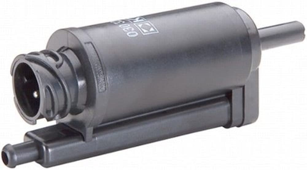HELLA 8TW 006 849-091 Pompa spryskiwacza, spryskiwacz szyby czołowej - 24V - elektryczny - Pompa dwustopniowa - Kształt obudowy wtyczki: okrągły