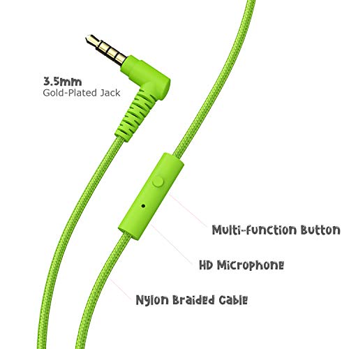 image for AILIHEN Kids Headphones, I35 On-Ear Headphones for School, Safe Volume