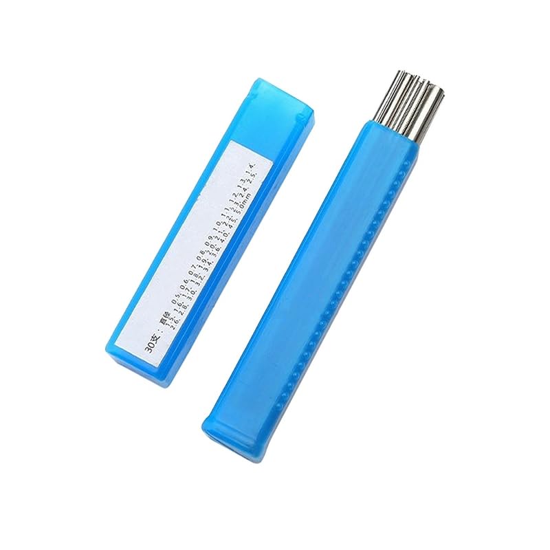 Pièce 30/36 d‘acier inoxydable cuir solide core stick roll mandrel coil creux forme rod pour joaillerie outil de fabrication de bijouterie (30 Piece X Length 100MM)