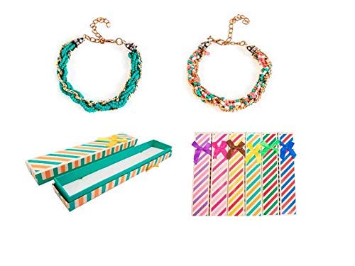 Lote de 20 Pulseras Agatha En Caja de Regalo - Detalles Originales...