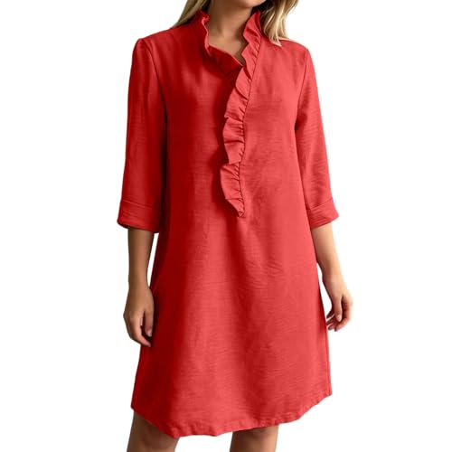 Chemise décontractée ample à volants idéale pour vos sorties et moments de détente