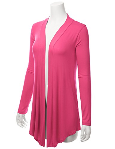 Image of LALABEE Women's Draped Open-Front Long Sleeve Light Weight Cardigan (S~3XL)