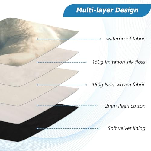 Funda para portátil blanca Cloud Bear 13-14 pulgadas miniatura 4