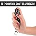 Guard Dog Security Bling it On Pepper Spray Keychain with Safety Twist Top Mini and Easy Carry Lightweight and Fashionable Maximum Police Strength OC Spray 16 Feet Range 0.5 fl oz