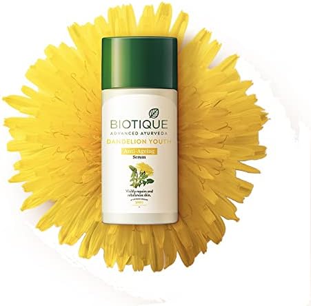 Biotique Bio Dandelion Visibly Ageless Serum For All Skin Type, 40 ml
