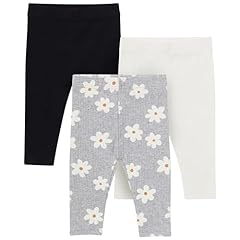 Gray Flowers, Cream and Black