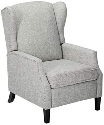 GDFStudio Westeros Traditional Wingback Fabric Recliner Chair from GDFStudio