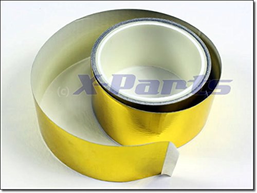 X-Parts Hitzeschutzmatte 50x50 Cm - Gold Reflektierend Bis 450°C