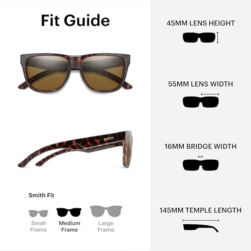 Image of SMITH Lowdown 2 Sunglasses with ChromaPop Polarized Lenses - Lifestyle Eyewear for Driving, Hiking, Everyday Wear