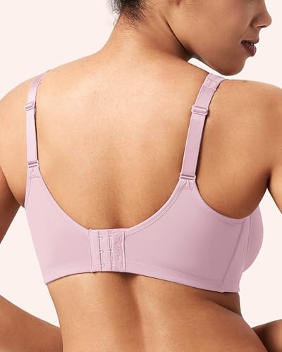 Image of HSIA Minimizer Bras for Women Plus Size, Full Coverage Coolcomfort T Shirt Unlined Bra with Underwire for Heavy Breast