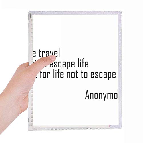 Carnet à spirales We Travel rechargeable en papier premium