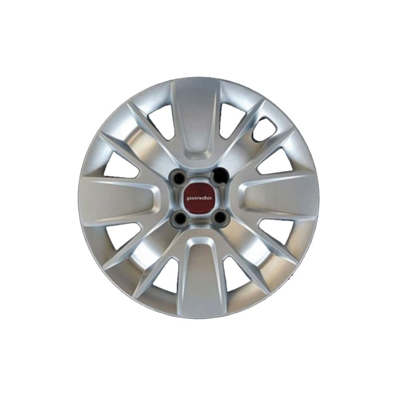Kit de 4 enjoliveurs adaptables - pour Fiat Panda modèle 2012 - diamètre 14" - Non d'origine