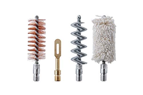Atac Pro 4Pc 12G Shotgun Cleaning Brushes Kit Bronze Spring Brush Mop Gun Care #TOP2