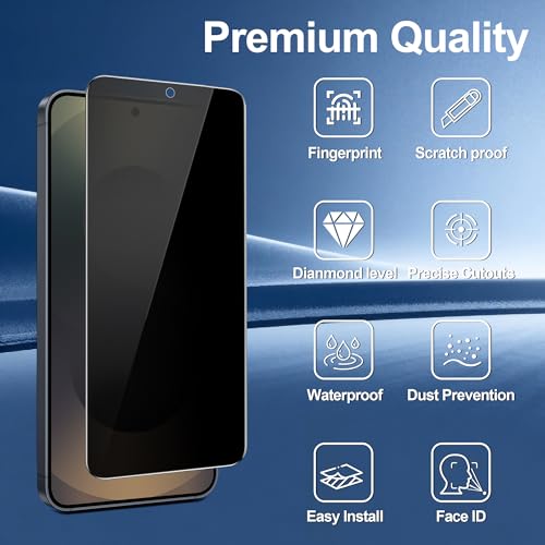 Image of 3 Pack Privacy Screen Protector for Samsung Galaxy s25 ultra