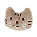 SeniorMar-UK Cartoon Plüsch Brosche Netter Fisch Katze Brosche Tasche Kleidung Dekoration Pin Zubehör Stirnband Zubehör Tasche Anhänger Spielzeug Khaki Katze Katze