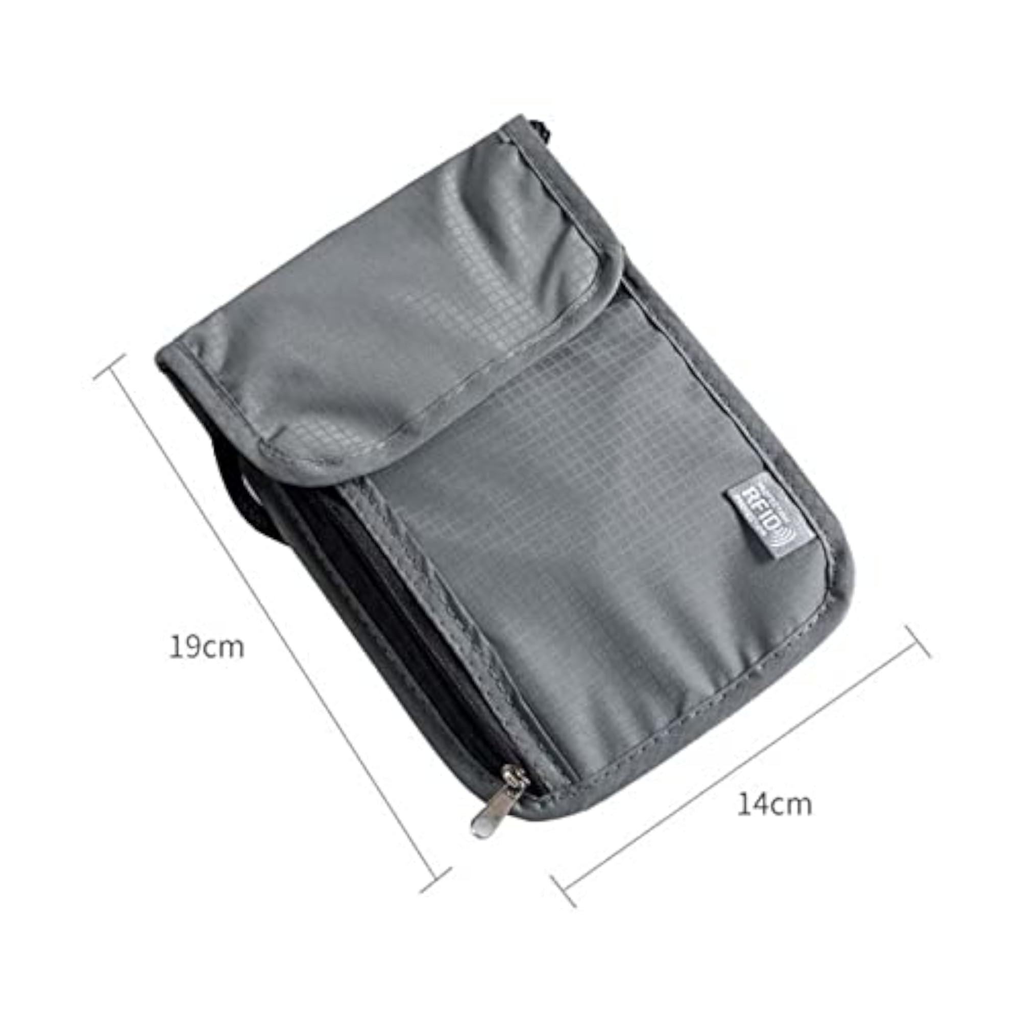Waterproof Neck Wallet, RFID Travel Document Storage