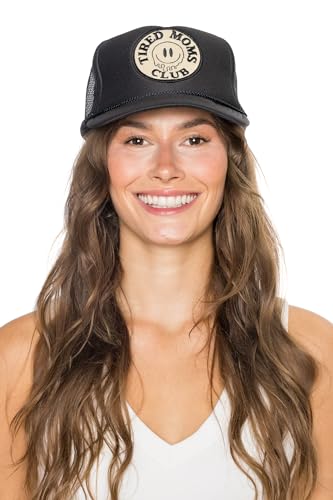 Image of Friday Feelin' Trucker Hat Women Baseball Cap Western Adjustable American Trucker Hats Fitted Mom Cap All Occasion- One Size
