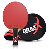 DRAXX SPORTS Racchette da ping pong Carbon Series | Intermedio - avanzato | Principiante e professionista | Custodia protettiva rinforzata | Allenamento e competizione (5 stelles - 2026)