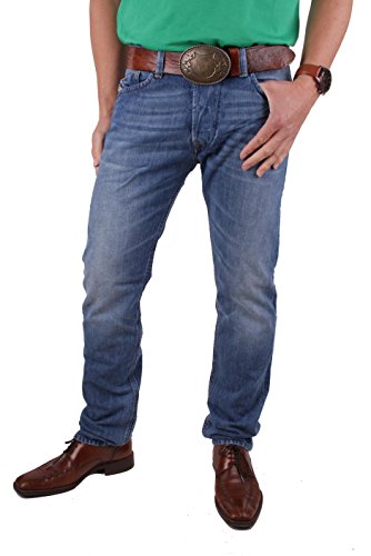 Diesel Jeans Homme Darron 0RB04 Bleu (27W / 30L, Bleu)