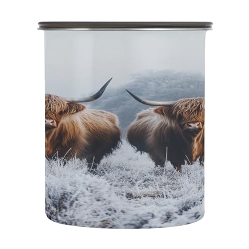 Recipiente hermético de acero inoxidable para café 17oz
