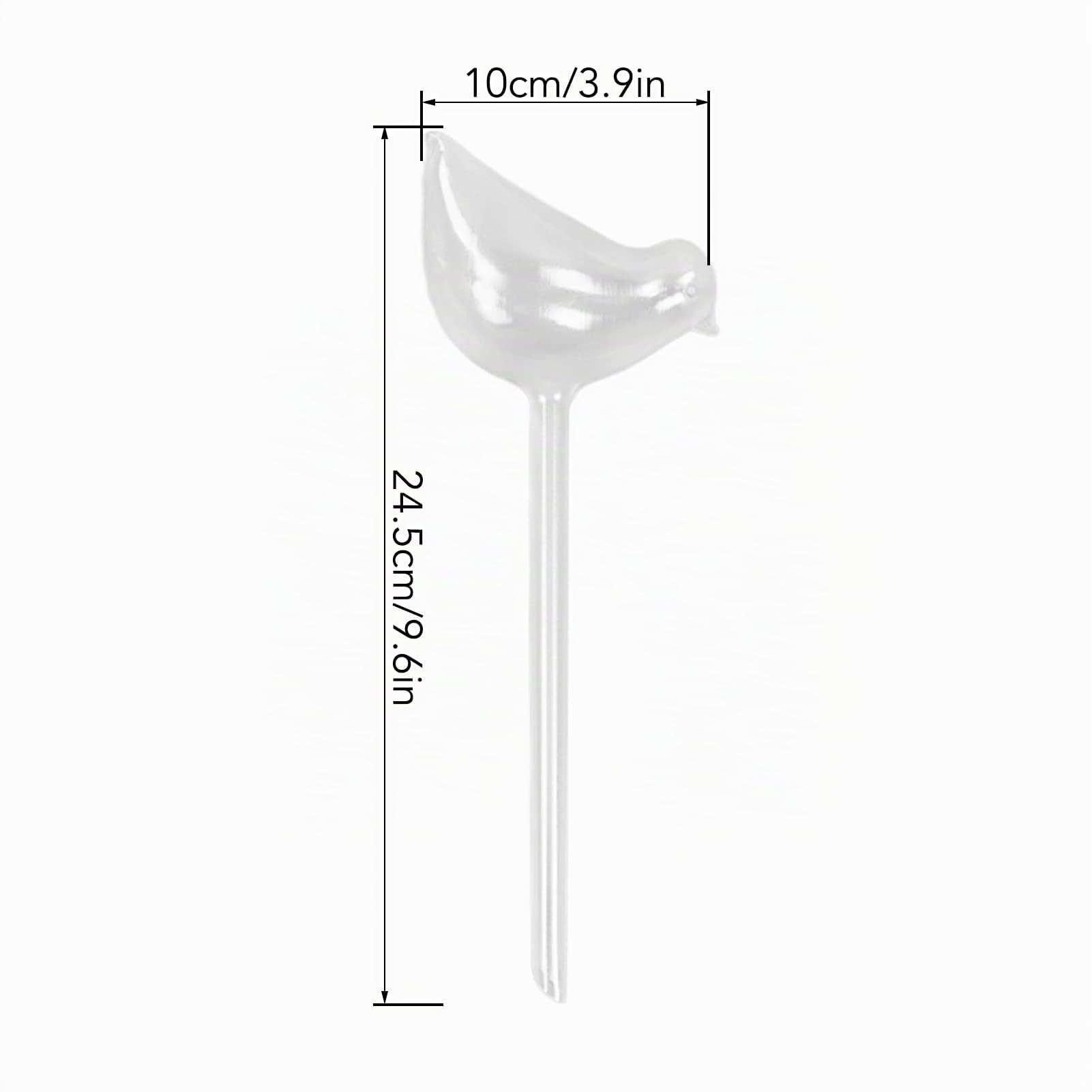 Tyenaza Abreuvoir pour Plantes, 6 Pièces Abreuvoir pour Plantes en Forme D'oiseau, Dispositif D'arrosage Automatique en Forme De Forme D'oiseau en Verre pour Jardin Intérieur Et Extérieur