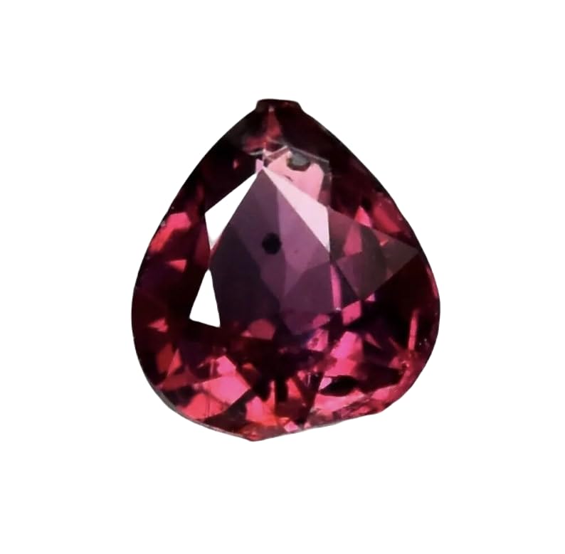Rubis naturel poire gemme 3,7x3mm pierre précieuse pour bricolage de bijoux