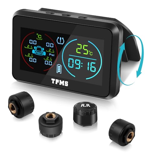 KAOLALI Sistema TPMS Solar con 4 Sensores