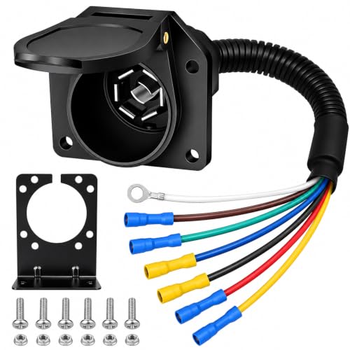 Poweka 7 Way Trailer Connector Kit