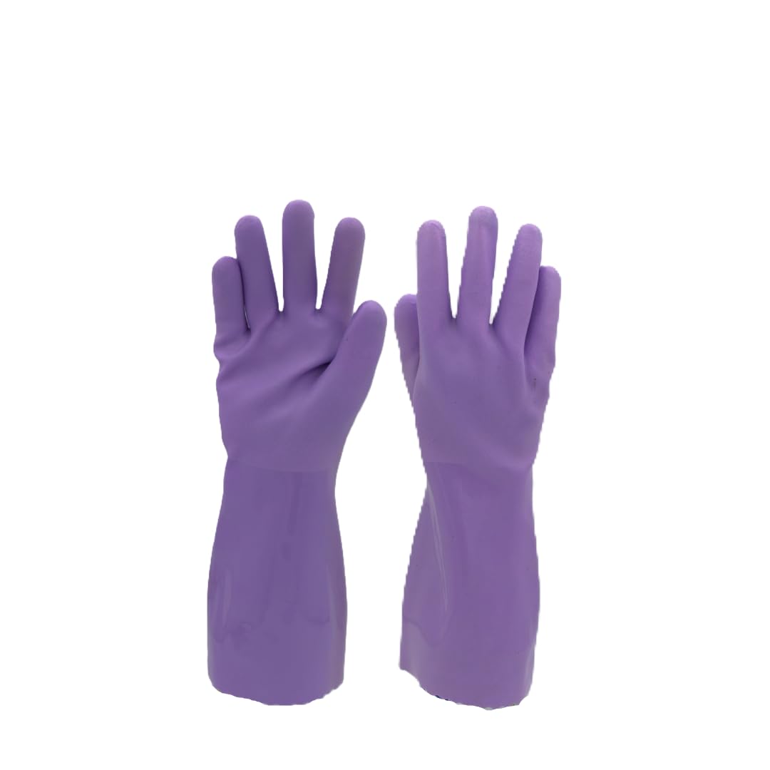 Star Kitchen & Home True Blues Ultra Lavender Household Cleaning Gloves (Medium)