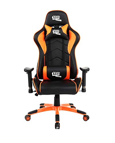 1337 Industries Silla GC767BO Negro Naranja - Silla Gaming… Cover