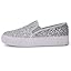 Platform Silver Glitter