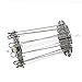 Horno de Jaula de Aguja Kebab Maker Grill Kebab Cage Skewer BBQ Acero Metal Roaster Skewer Skewer Kebab Cause