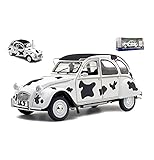 Peso/Weight: 1.2 Solido Model KOMPATIBEL MIT Citroen 2 CV 6 1985 LA Vache QUI RIT 1:18 DIECAST SL1850028