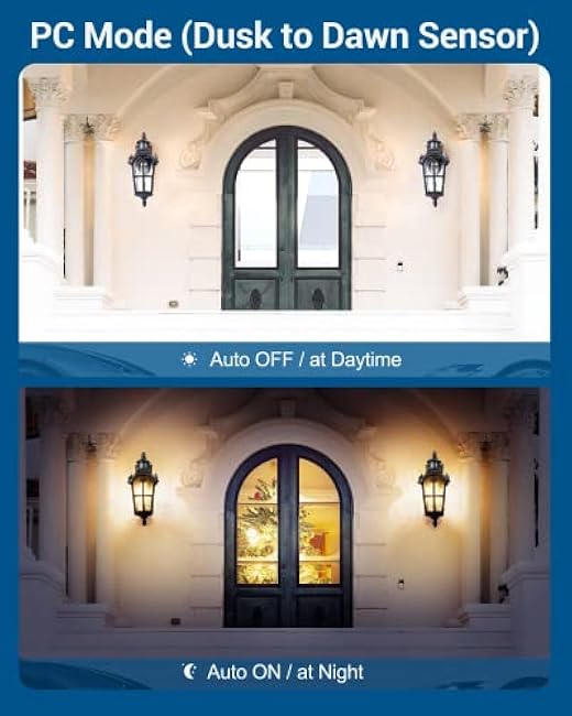 DEWENWILS Outdoor Wall Lights, Exterior Lantern Fixture, Roman Vintage, Water Ripple Glass