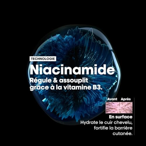 L'Oréal Professionnel | Shampoing Dermo-Régulateur Apaisant pour Cuir Chevelus Sensibles Sujets aux Démangeaisons, Sans Silicone, Scalp Advanced, Serie Expert