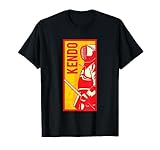 Großartiges retro vintage Kendo Design mit Kendo bzw. Samurai Helm, Katana Schwert und Japan Flagge. Super Outfit für dein Martial Arts Training und für deine Freizeit. Ebenfalls für Ninja, japanisches Kenjutsu und Kampfsport Fans.