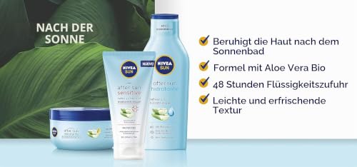 NIVEA SUN After Sun Sensitive Gel-Crema (1 x 175 ml), crema calmante con aloe vera, crema hidratante para piel sensible y con alergia al… – Ansicht 5