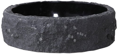 Review Discount Virtu USA VST-2057-BAS Hercules Vessel Sink with Natural Shanxi Black Granite